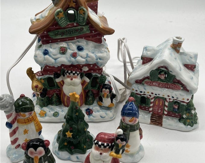 Santa’s Helpers Village – JCPenney Home Collection 2003 (Incomplete)