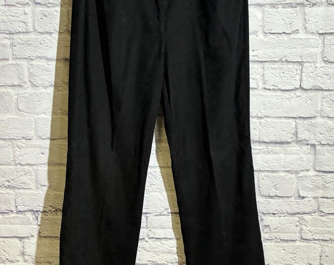 Orvis Black Stretch Pants – Women’s Size 10 Straight Leg Partial Elastic Waist 30 Inseam
