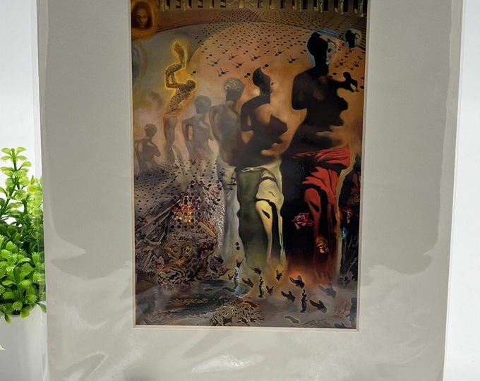 Salvador Dali Museum Print • The Hallucinogenic Toreador • 5x7 Matted Art