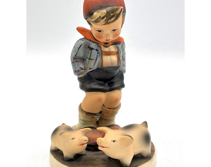 Hummel Farm Boy #66 Goebel W Germany Figurine Bee Mark Pre-Owned