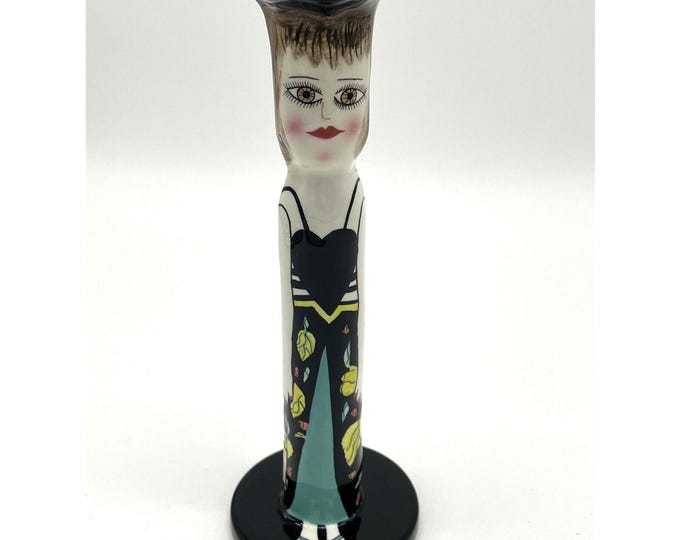 Susan Paley Bella Casa 10.5” Candle Holder Bud Vase by Ganz Colorful Art Sculpture