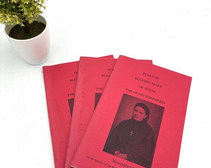 Vintage Catholic Blessed Mary of Jesus Good Shepherd Booklets Sisters Nazareth