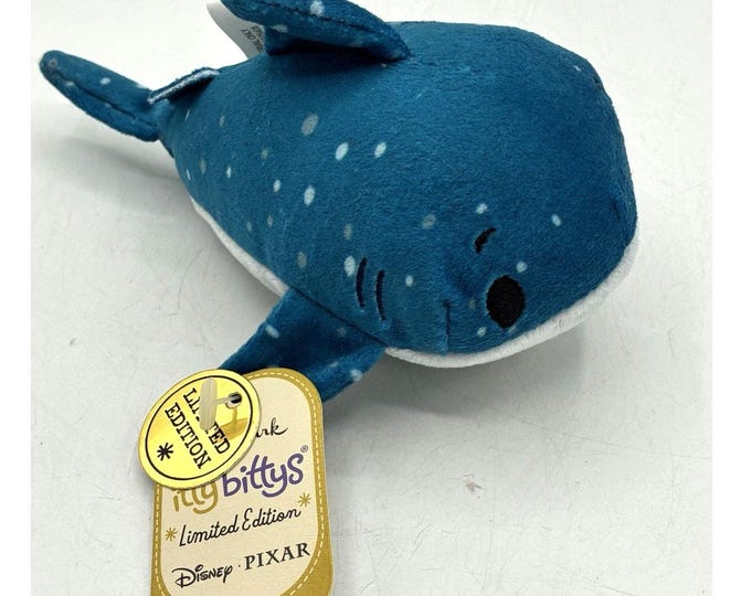 Hallmark Itty Bittys Destiny Shark Ltd Ed Finding Nemo Dory Pixar Plush NWT