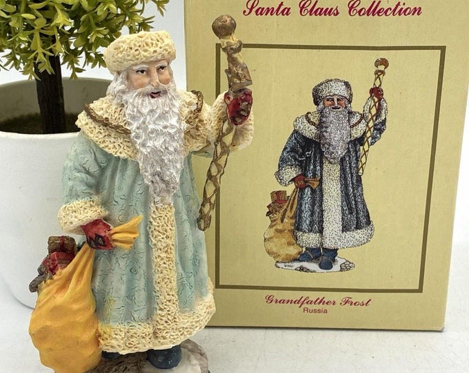 International Santa Claus Collection Grandfather Frost Russia SC12 1993 Box