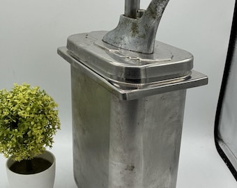 Vintage Soda Fountain Syrup Dispenser Pump Stainless Steel Patented