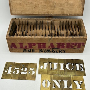 Wooden Box Stencil - Etsy