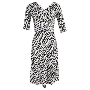 Diane von Furstenberg Penna vintage silk dress US 6