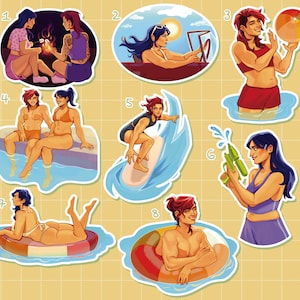 Arcane Stickers | Caitlyn & Vi/Caitvi | Vinyl and Laminated