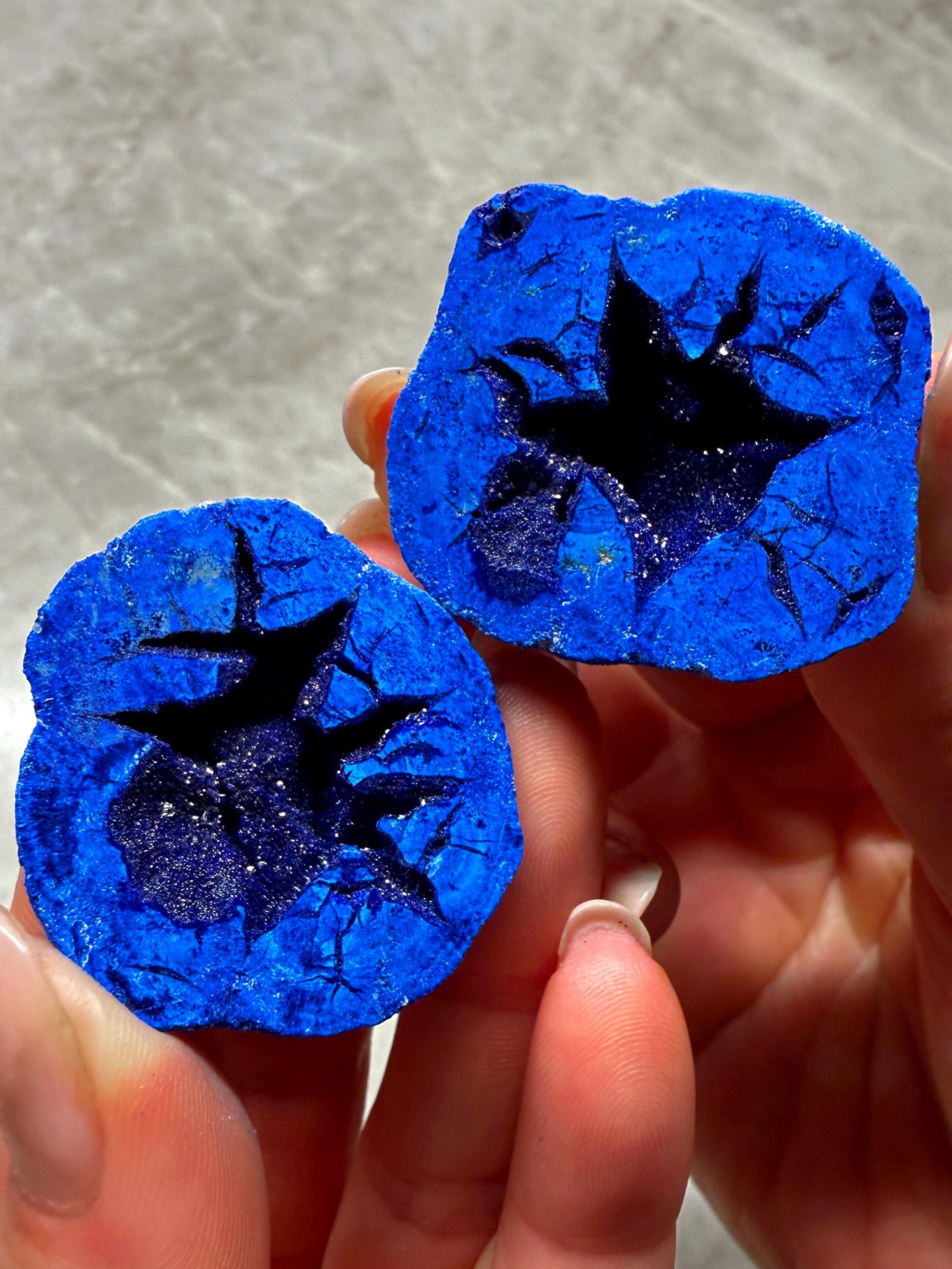 Azurite geode - Etsy 日本