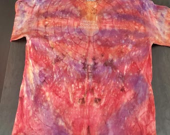 Camisa de manga comprida tingida reversa XL da turnê City Morgue 2023