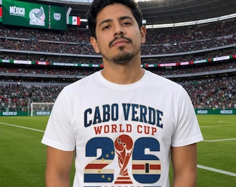 Cabo Verde World Cup 206 Soccer T-Shirt | Cabo Verde 2026 Soccer Comfort Colors Shir| World Cup USA Canada Mexico| Soccer Gift For Fan