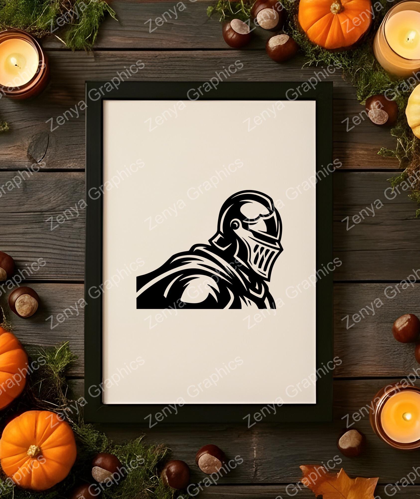 Knight Armor Warrior SVG PNG JPG | Medieval Design for Crafting - Etsy