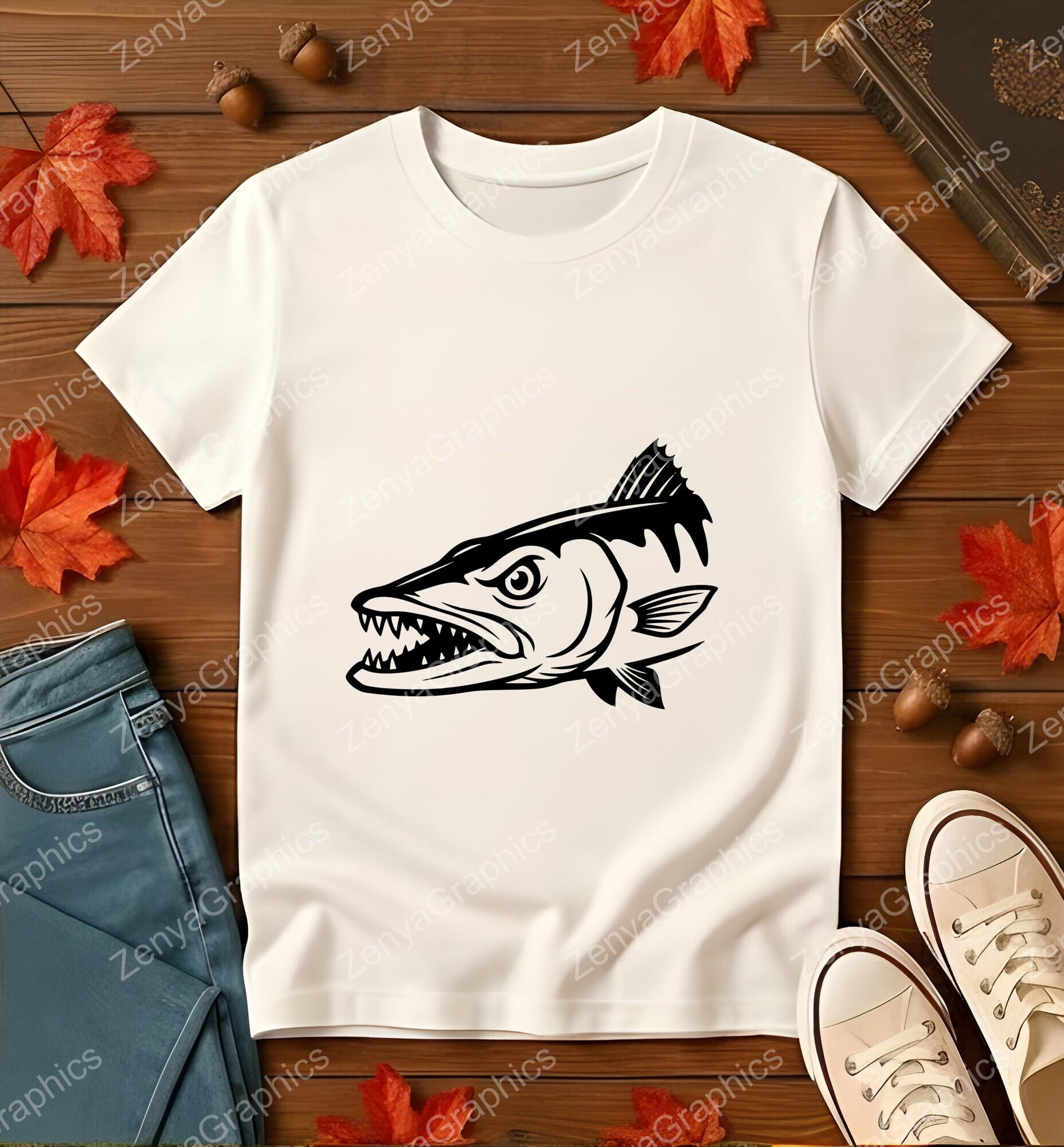 Design Angry Fish Angry Fish Design SVG PNG JPG | Digital Clipart for Fishing Crafts - Etsy