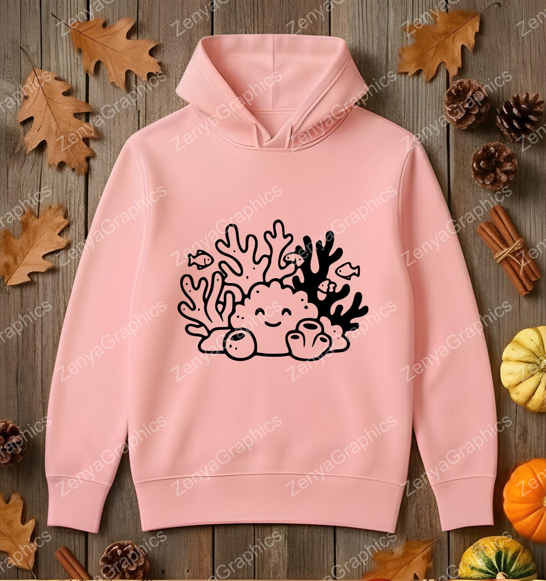 Cute Coral Reef Silhouette SVG PNG JPG | Ocean Theme Cut File for ...