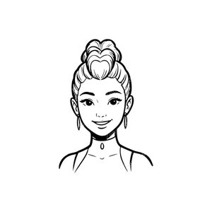 Démon Huntrix Rumi Design numérique SVG PNG JPG | Fichier de coupe artistique unique pour les fans de K-Pop