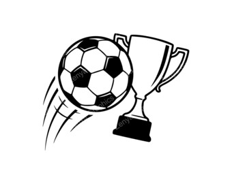 Soccer Ball Trophy SVG PNG JPG | Sport Design for T-Shirts