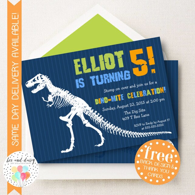 dinosaur invitation for boys birthday party printable party invite party invite site