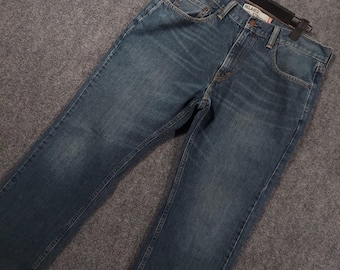 Jeans Levi's 559 vintage para hombre, talla 34x30, color azul, corte recto relajado, 100% algodón denim.