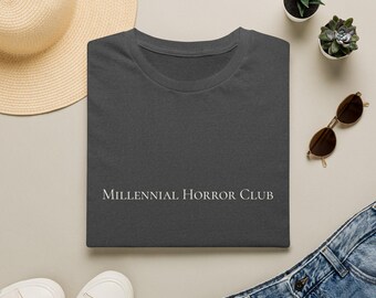 Millennial Horror Club T-Shirt | Minimal Text Horror Tee