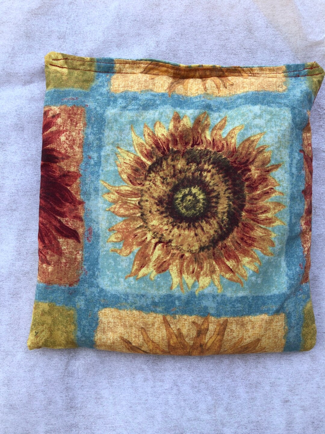 Rice Heating Pad or Ice Pack Fall Sunflower Free Shipping Etsy