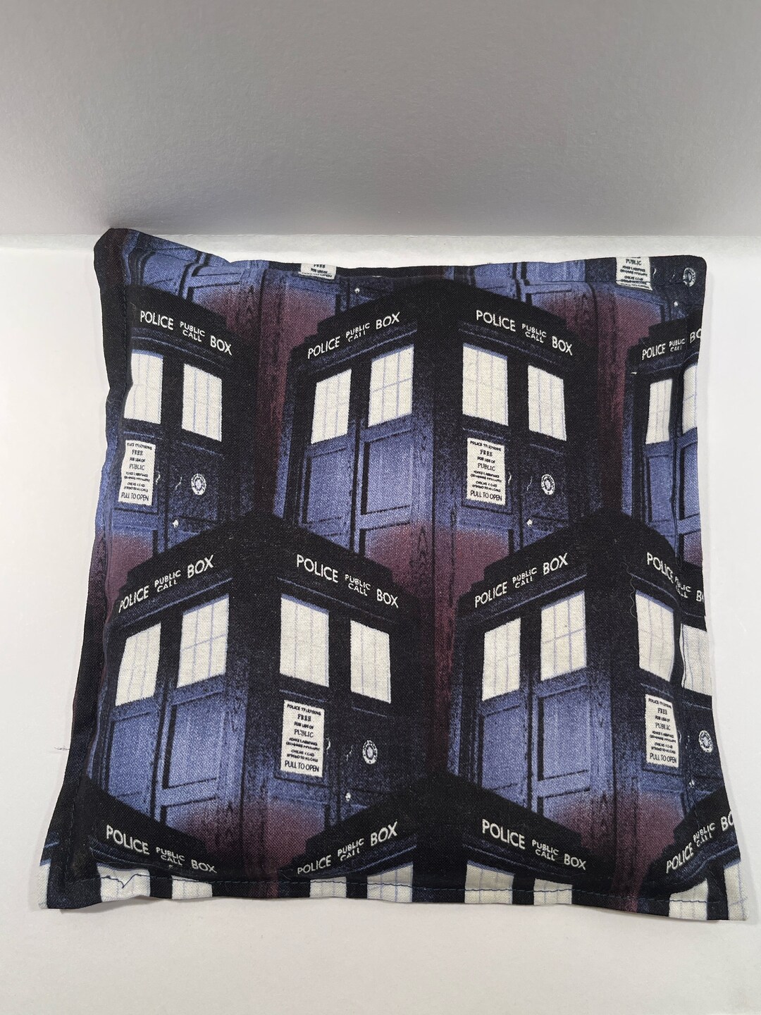 Rice Heating Pad or Ice Pack. 10th Dr Who Tardis Free Shipping Etsy