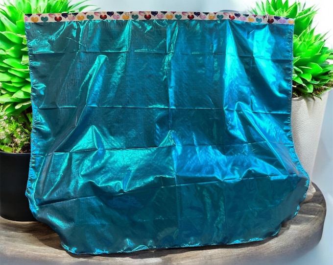 Praise Dance Flags Turquoise Flexi Rod Banners for Church Worship, Prophetic Christian Praise & Spiritual Dance Props