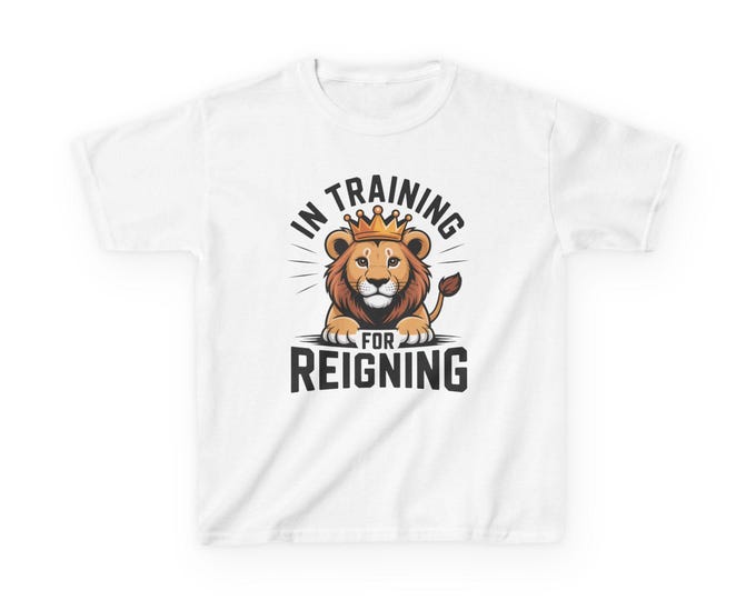 Kids Lion Christian Tee - Youth Bible  Shirt, Sunday School, Church Camp & Back to School Christian T-Shirt