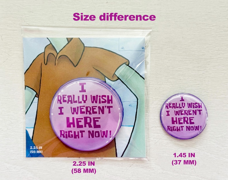 Squidward Pin I Really Wish I Weren’t Here Right Now! (2.25 IN) Etsy