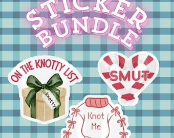 Knotty Smut Christmas Winter Stickers Bokpaket: Starsfalls Omegaverse, Smut Romance