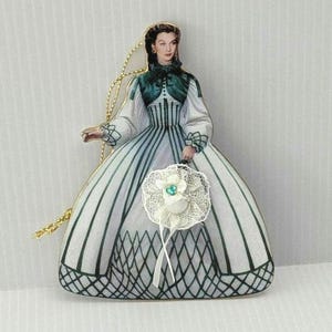 gone with the wind green and white dress Scarlett Ohara scarlett o'hara picnic dress