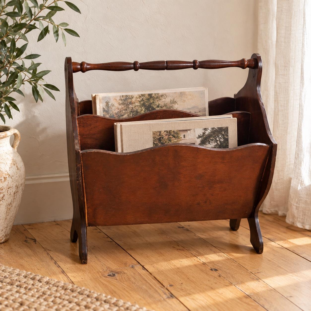 Vintage Magazine Rack - Etsy