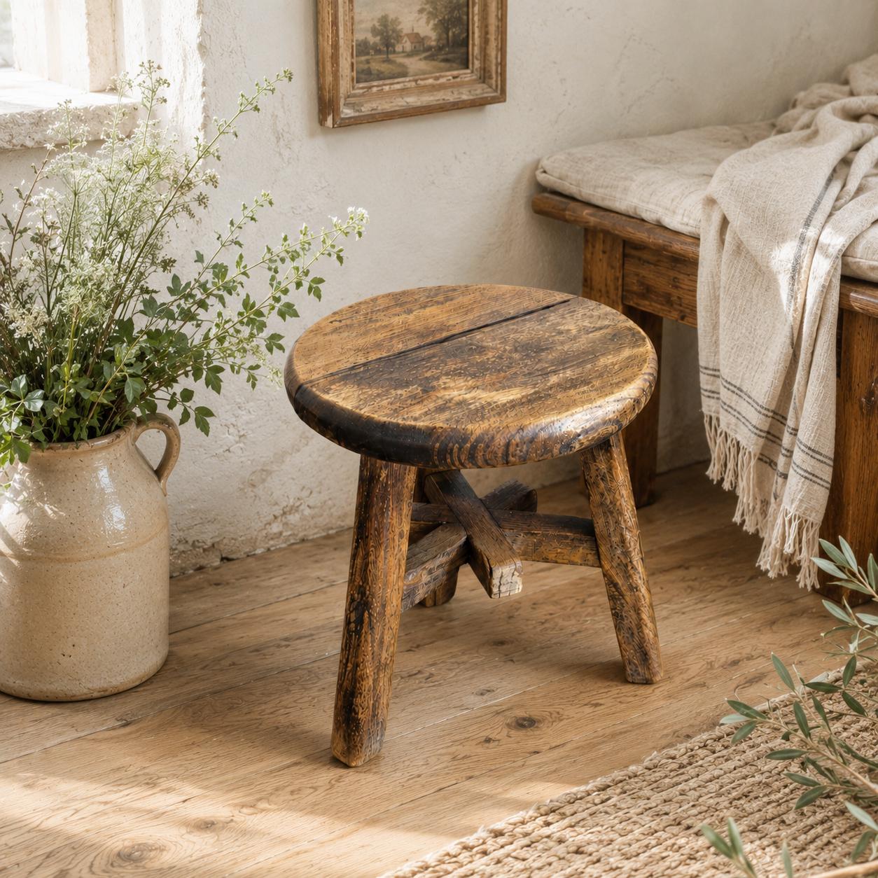 Vintage Stool - Etsy Canada