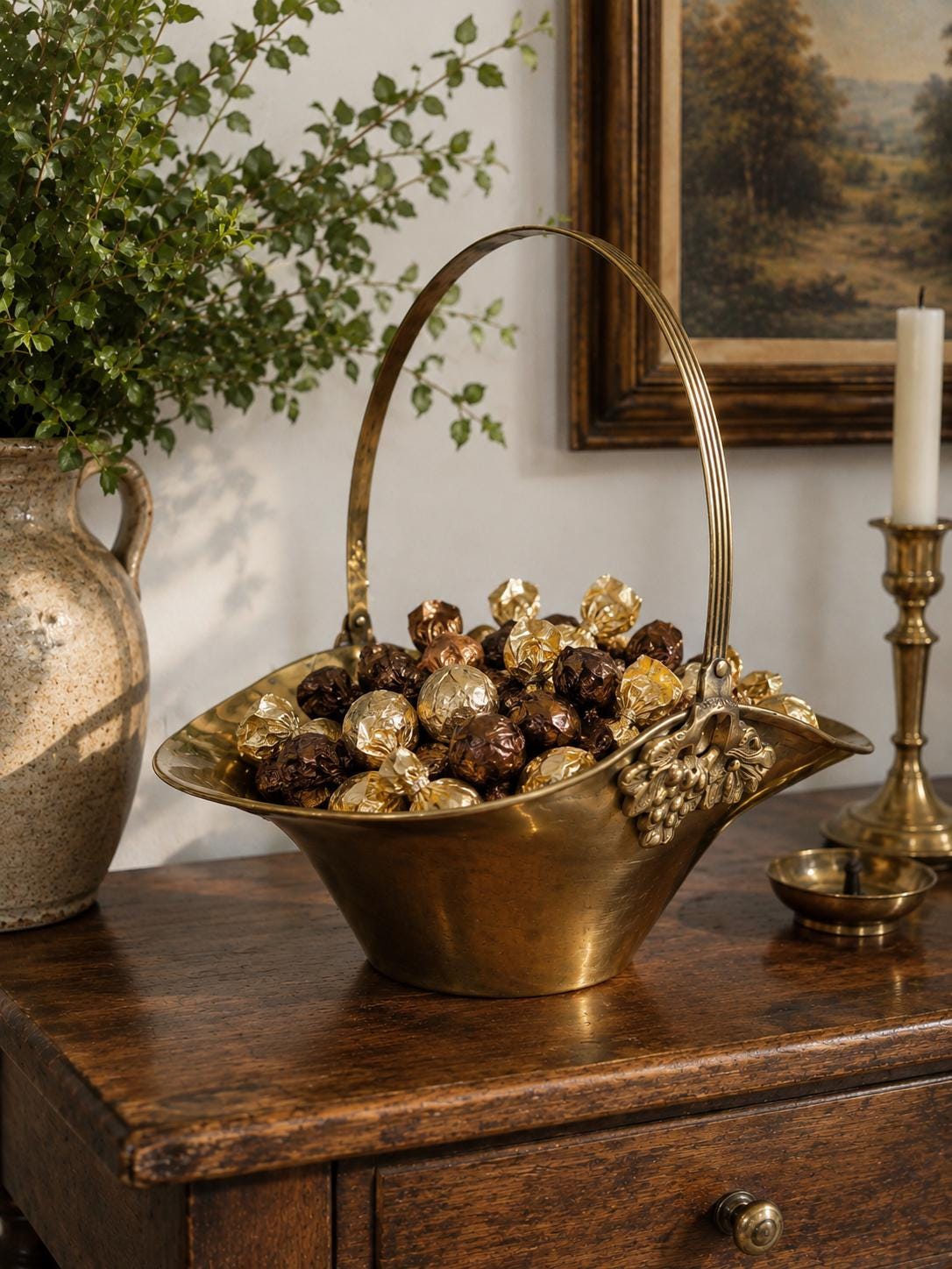 Brass Fruit Basket - Etsy