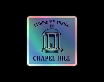 Stickers holographiques Tarheel Chapel Hill NEUF