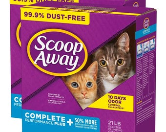 Scoop Away Complete Performance Plus, Scented Cat Litter, 42 Pounds