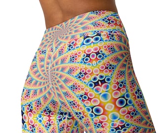 Spirabulle Leggings: Sacred Geometry Rave Yoga Pants