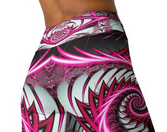 Fractal Leggings: Sacred Geometry Yoga Rave Pants