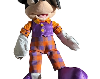Peluche suave de Mickey Mouse de Disney Store para Halloween 2021, 38 cm, juguete, regalo, nuevo regalo