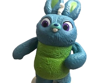 Figura de PVC do Coelho Azul de Toy Story da Disney Store para decoração de bolos, 9 cm