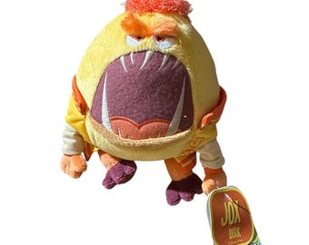 Peluche suave de Jox Dirk de Monsters University de Disney Store, 18 cm, oficial, nuevo.