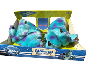 Guantes con sonido de rugido de Sulley de Monster University de Disney Store, accesorio de disfraz NUEVO en caja