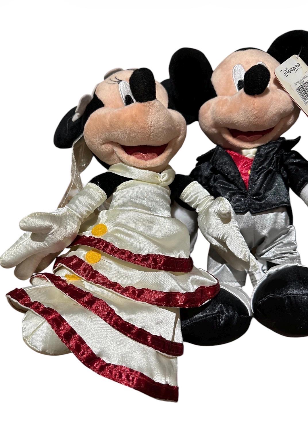 Mickey and Minnie Wedding Plush - Etsy