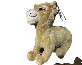 Peluche grande de Simba de El Rey León de Disney con sonido de rugido, 40 cm (16 pulgadas), NUEVO con etiqueta.