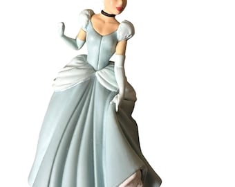 ヴィンテージ ディズニー シンデレラ ブルードレス フィギュア PVC