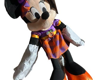 Disney Store Minnie Mouse Halloween 2021 peluche suave 38 cm juguete regalo nuevo regalo
