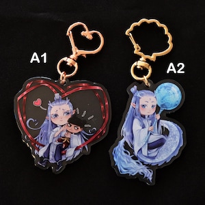 Ao Bing | Nezha | Clear Acrylic Epoxy Keychain