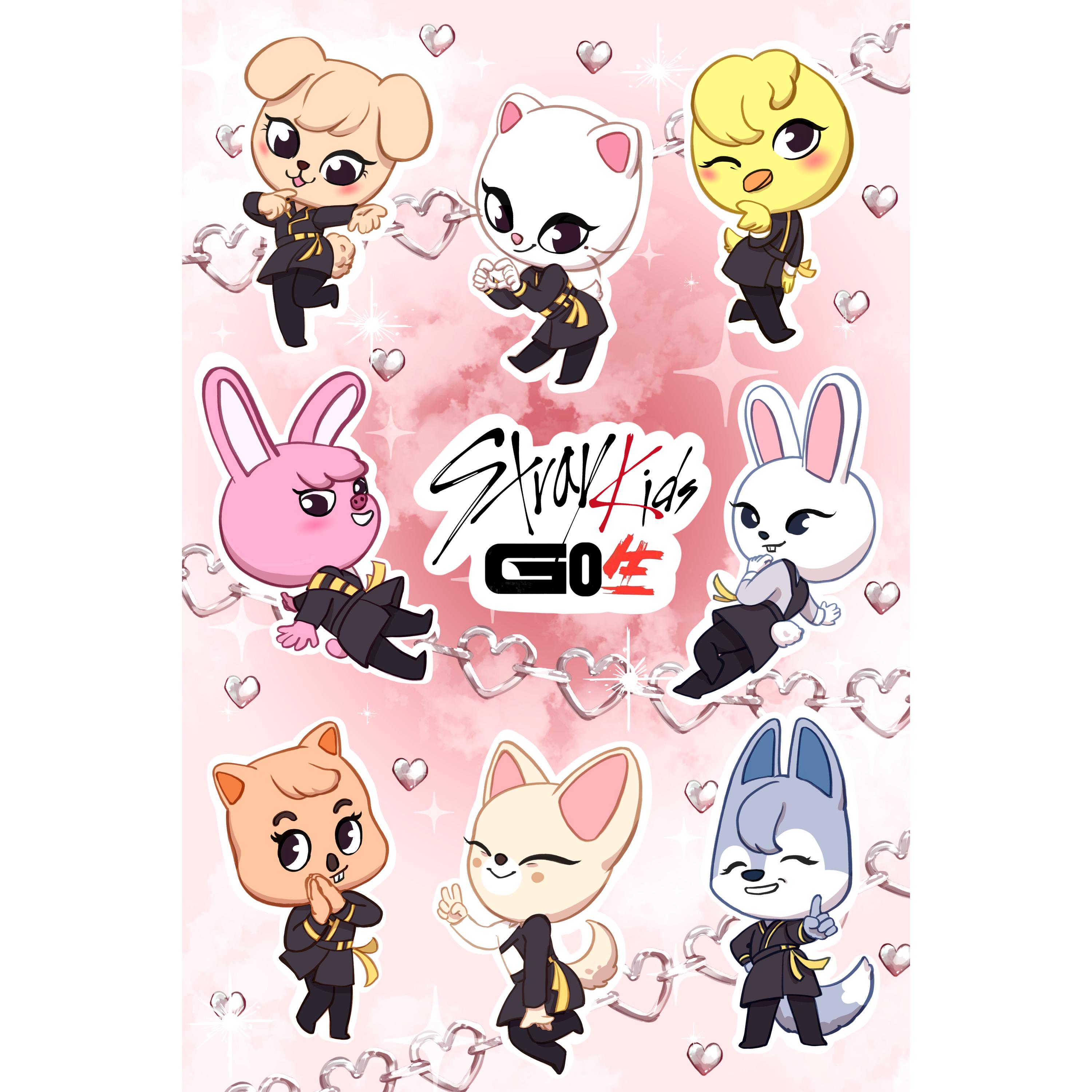 Stray Kids　ステッカー Stray Kids Mascot Stickers - Etsy