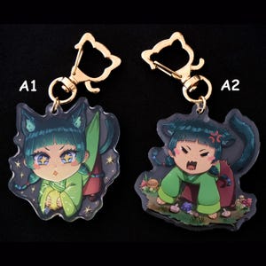 Maomao | Apothecary Diaries | Clear Acrylic Epoxy Keychain