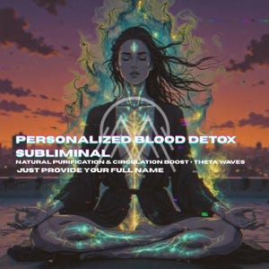 Gepersonaliseerde bloeddetox subliminaal: natuurlijke zuivering en circulatieboost + thetagolven