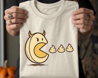 Deviled Egg Chomp Thanksgiving PNG, Funny Food Art (Digital Download)